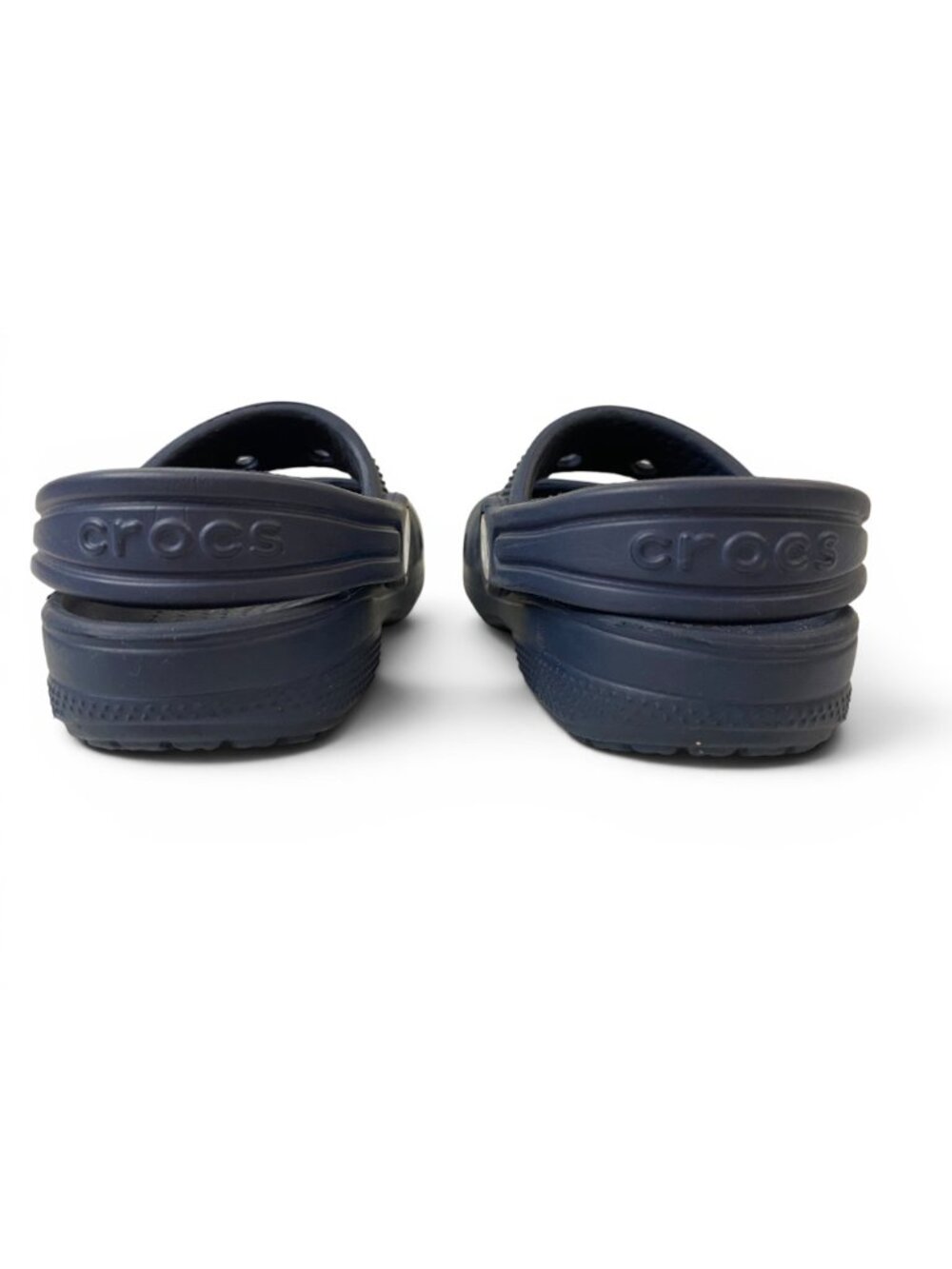 Crocs Kids Sandals Navy Blue C8 Toddler Classic Comfort Shoes - Picture 4 of 11